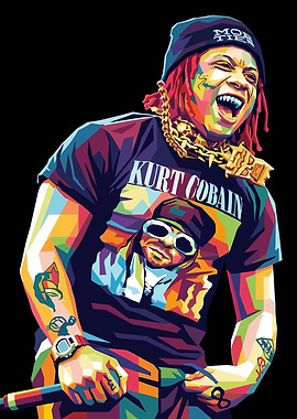 Trippie Redd Pop Art Portrait