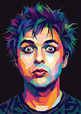 Billie Joe Armstrong Pop Art Portrait