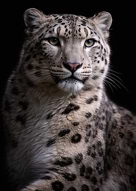 Snow Leopard Portrait