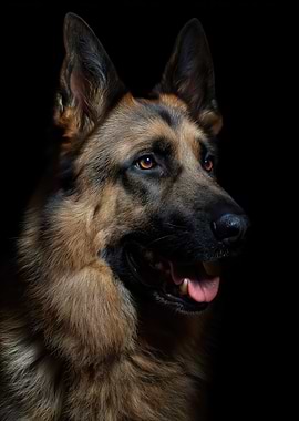 German Shepherd Portrait