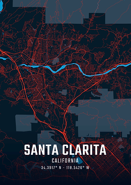Santa Clarita City Map