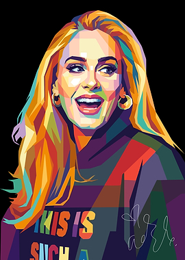 Adele Pop Art Portrait