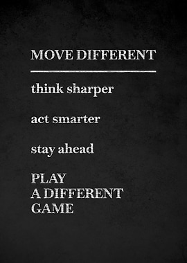 Move Different Motivational Text