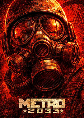 Metro 2033 Gas Mask Poster