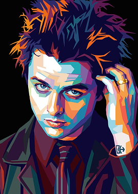 Billie Joe Armstrong Pop Art Portrait