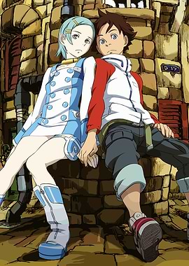 Anime Couple Holding Hands