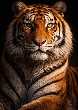 Close-up of a Tiger's Face