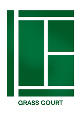Grass Court Tennis Court Icon