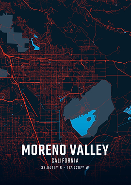 Moreno Valley City Map