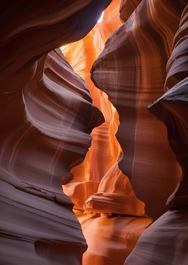 Antelope Canyon Sandstone Passage