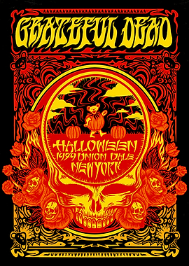 Grateful Dead Halloween Poster