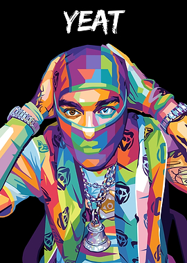 Yeat Pop Art Portrait