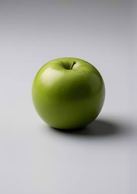 Single Green Apple
