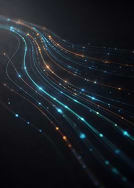 Abstract Light Trails