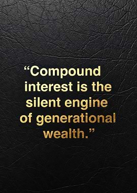 Compound Interest Generational Wealth Quote
