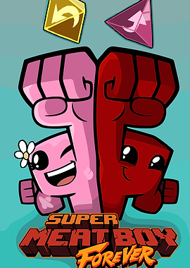 Super Meat Boy Forever Game Art