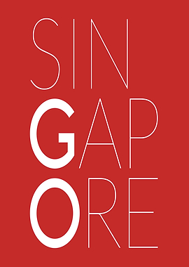 Singapore Text Art
