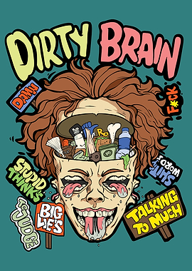 Dirty Brain Illustration