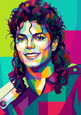 Michael Jackson Pop Art Portrait