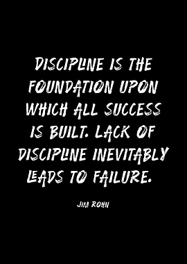 Jim Rohn Discipline Quote