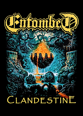 Entombed Clandestine Album Art