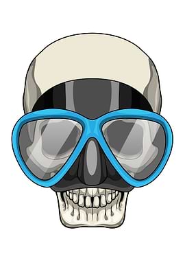 Skull Swimming Swimming goggles