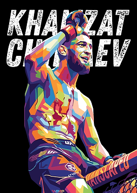 Khamzat Chimaev Pop Art