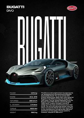Bugatti Divo Sports Car