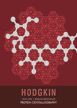 Dorothy Hodgkin Protein Crystallography Poster