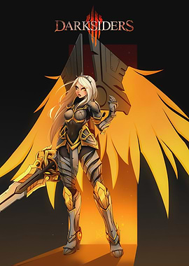 Darksiders Fury with Wings and Sword
