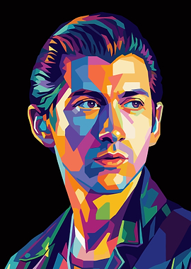 Alex Turner Pop Art Portrait