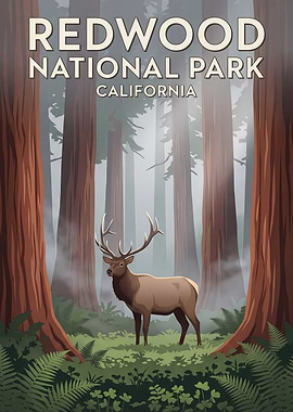Redwood National Park Elk