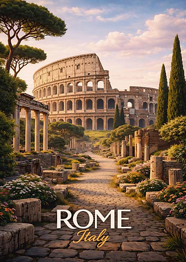 Colosseum in Rome, Italy