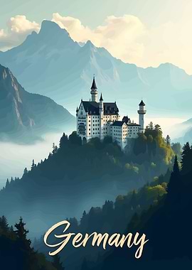 Neuschwanstein Castle in Germany