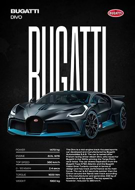 Bugatti Divo Sports Car
