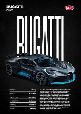 Bugatti Divo Sports Car