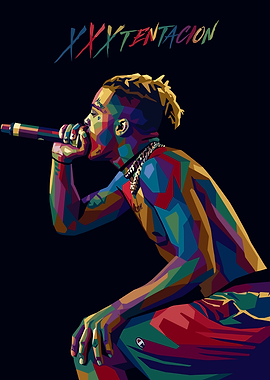 XXXTentacion Pop Art Portrait