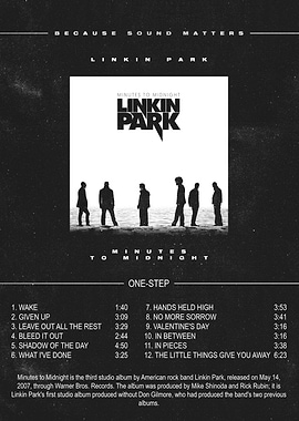 Linkin Park Minutes to Midnight Album Art