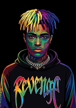 XXXTentacion Pop Art Portrait