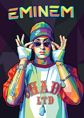 Eminem Pop Art Portrait