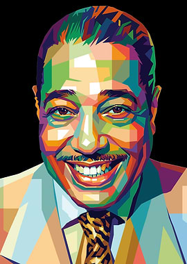 Duke Ellington Pop Art Portrait