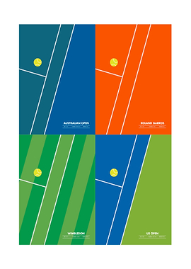 Tennis Grand Slam Courts