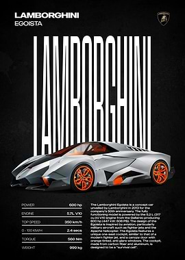 Lamborghini Egoista Concept Car