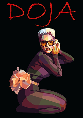 Doja Cat Pop Art Portrait