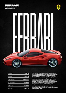 Ferrari 488 GTB Specifications