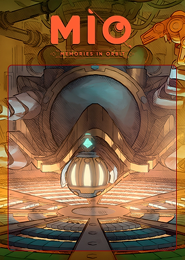 Mio Memories in Orbit Sci-Fi Art