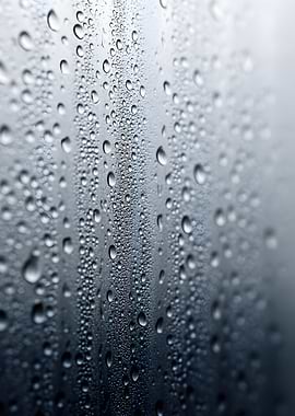 Water Droplets on Glass