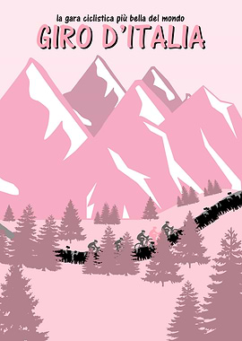 Giro d'Italia Cycling Race Poster