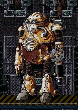 Retro Sci-Fi Mech Suit