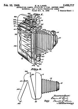 Polaroid Camera Patent Drawing